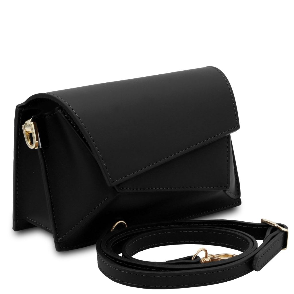 Tuscany Leather TL Bag Axelremsväska #Färg_Svart