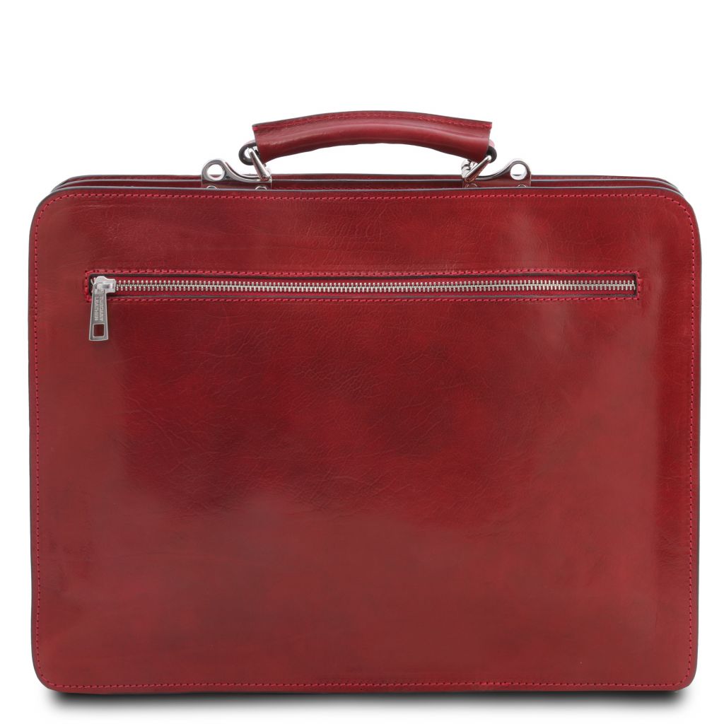 Tuscany Leather Venezia Portfölj #Färg_Röd