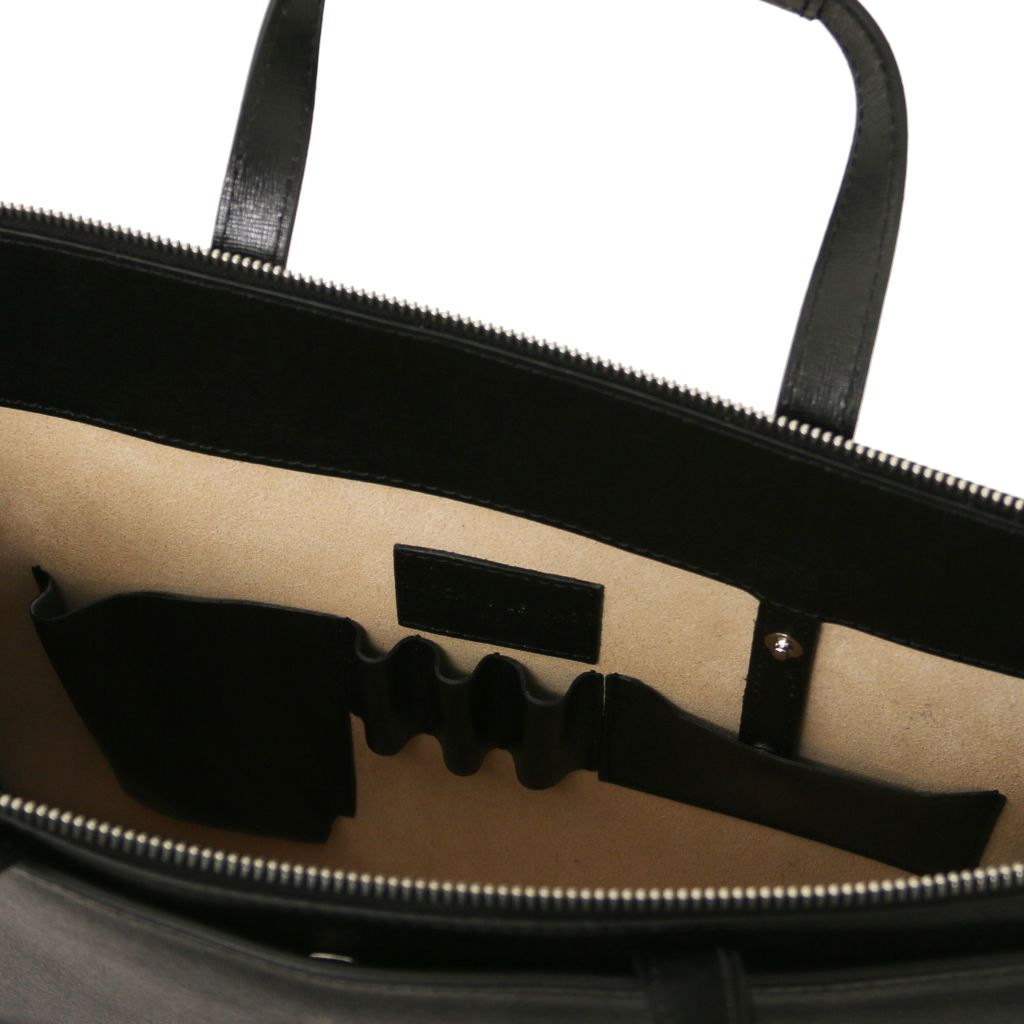 Tuscany Leather Palermo Datorväska #Färg_Svart