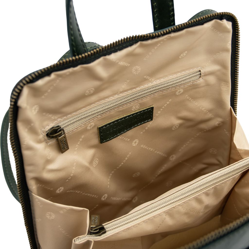 Tuscany Leather Paris Ryggsäck #Färg_Grön