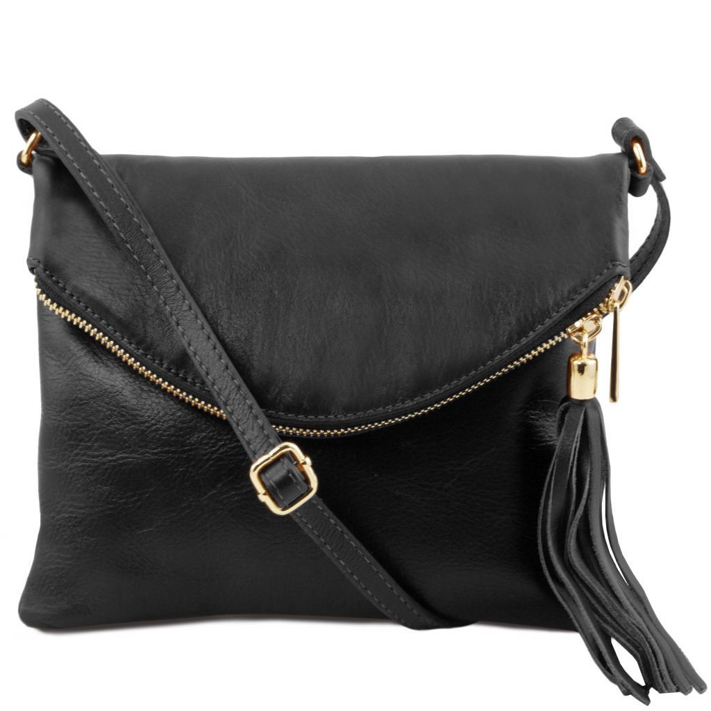Tuscany Leather TL Young Axelremsväska #Färg_Svart