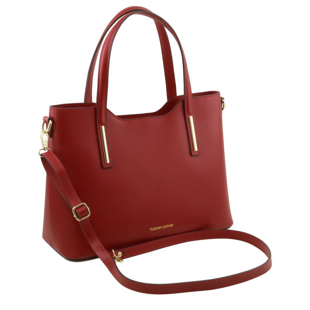 Tuscany Leather Olimpia Handväska #Färg_Röd