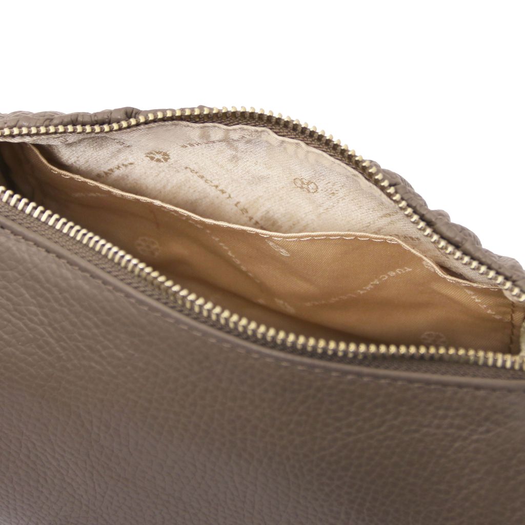 Tuscany Leather Chantilly Handväska #Färg_Taupe