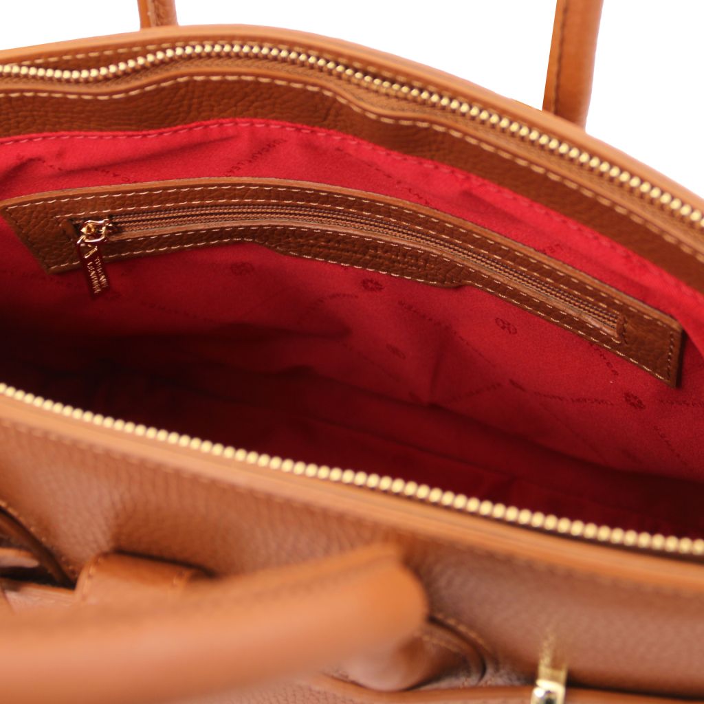 Tuscany Leather TL Bag Handväska #Färg_Cognac