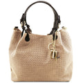 Tuscany Leather TL KeyLuck Handväska #Färg_Beige
