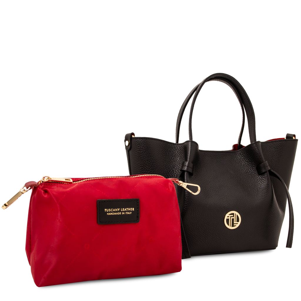 Tuscany Leather Legame S Handväska #Färg_Svart