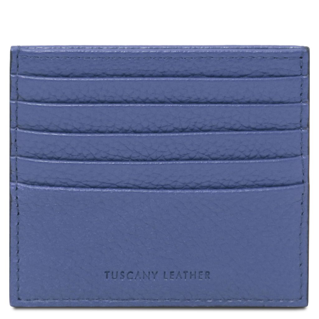 Tuscany Leather Card Holder Korthållare #Färg_Blå