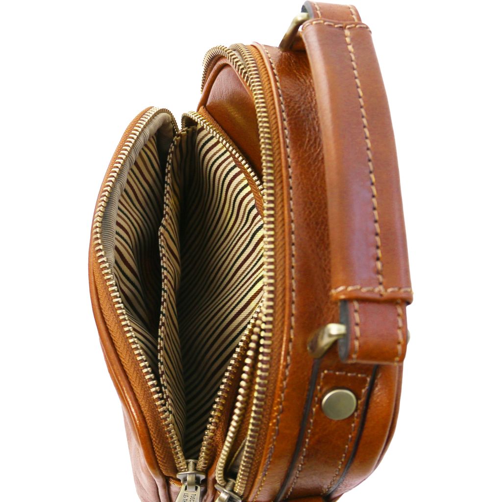 Tuscany Leather Paul Axelremsväska #Färg_Honung