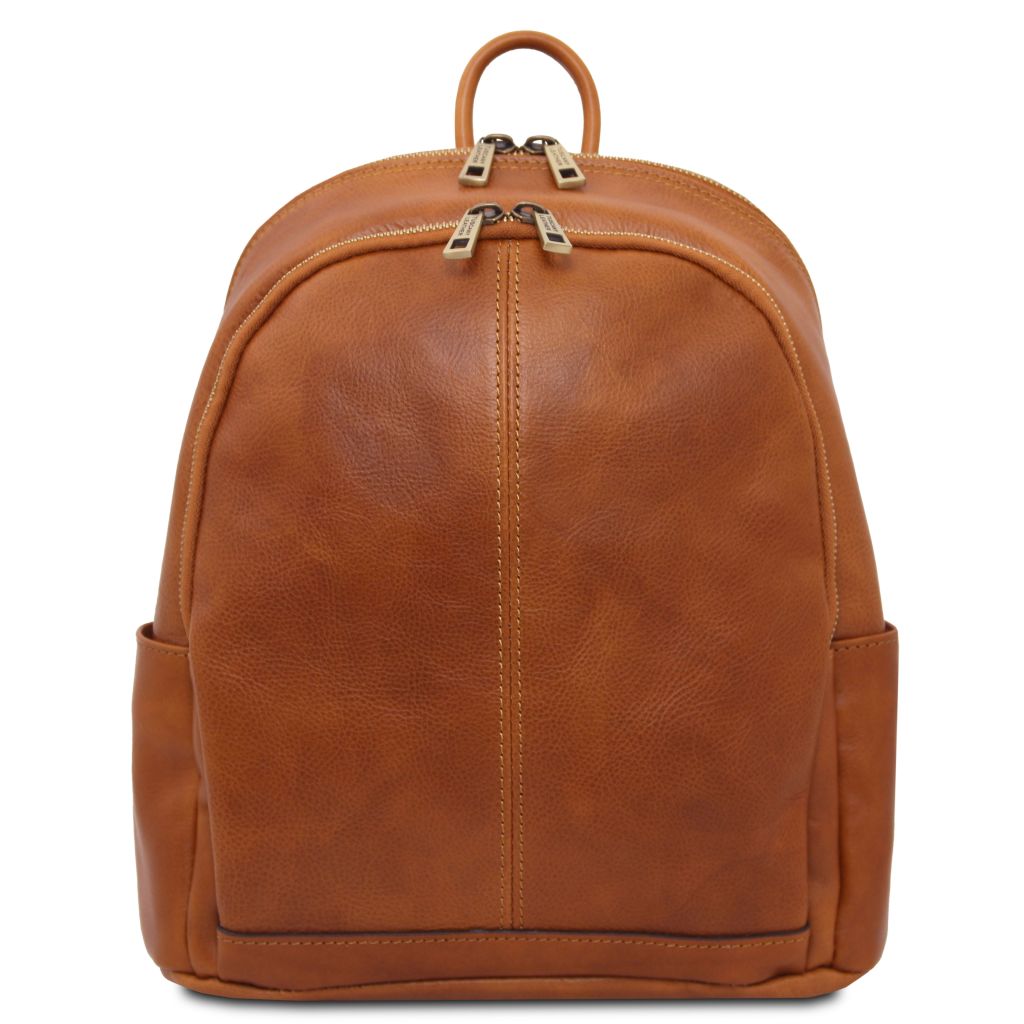 Tuscany Leather Canberra Ryggsäck #Färg_Cognac