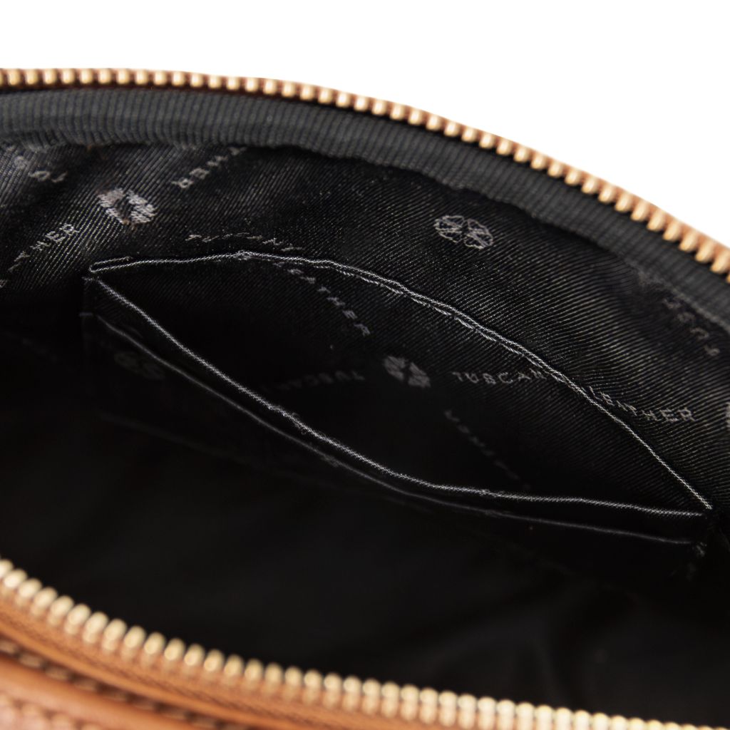 Tuscany Leather Paul Axelremsväska #Färg_Cognac