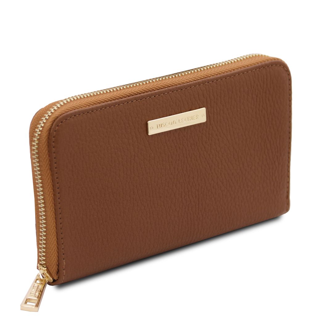 Tuscany Leather Eris Plånbok #Färg_Cognac