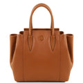 Tuscany Leather Tulipan Handväska #Färg_Cognac