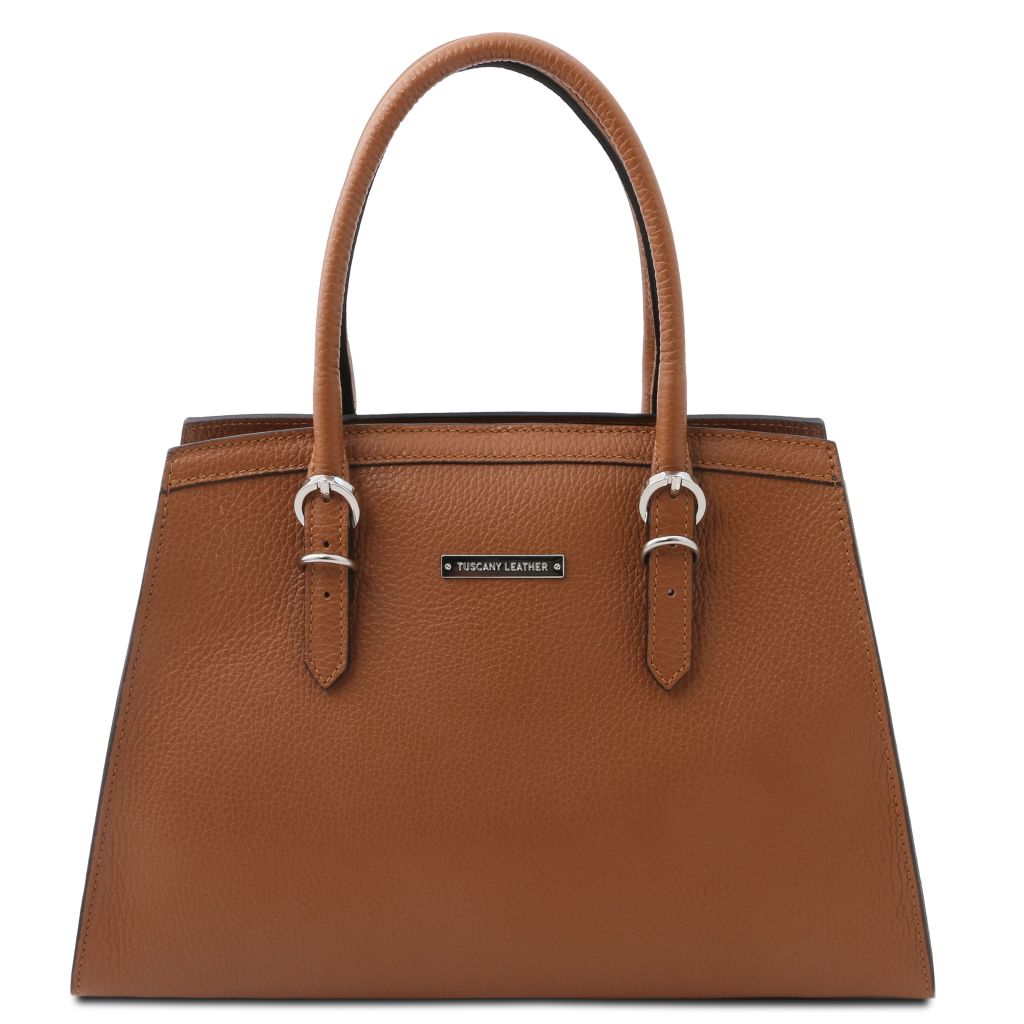 Tuscany Leather TL Bag Handväska #Färg_Cognac