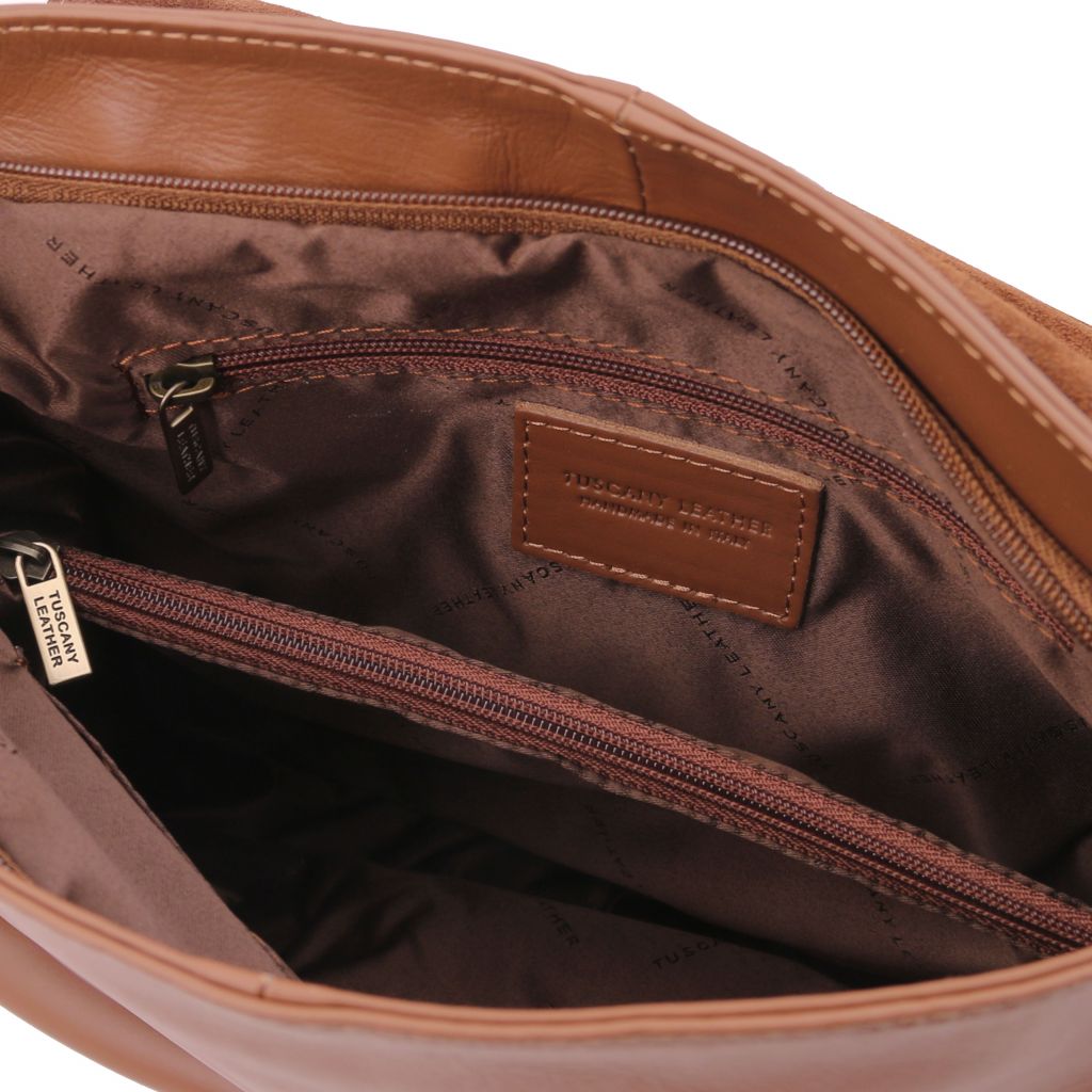 Tuscany Leather TL Bag Axelväska #Färg_Kanel