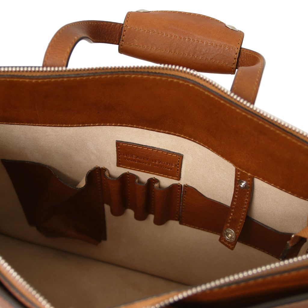 Tuscany Leather Palermo Datorväska #Färg_Cognac