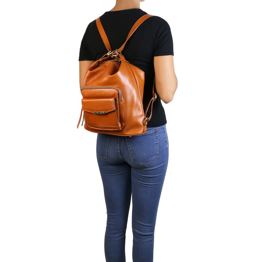 Tuscany Leather TL Bag Ryggsäck #Färg_Cognac