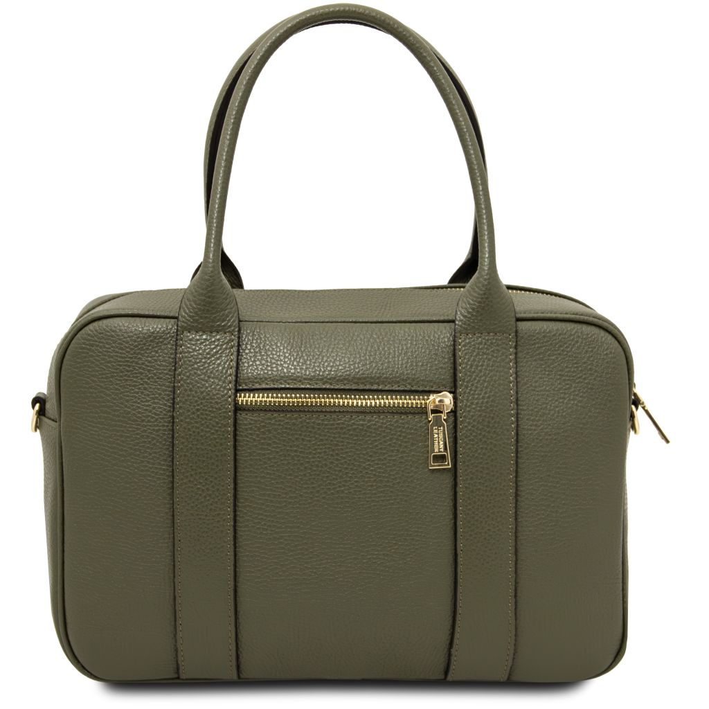 Tuscany Leather Stephany Handväska #Färg_Skogsgrön