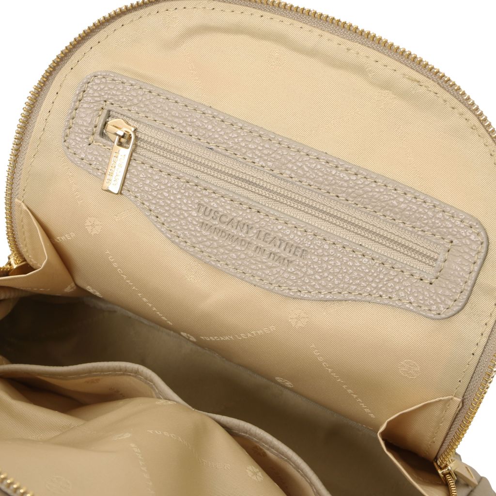 Tuscany Leather TL Bag Ryggsäck #Färg_Ljus Taupe