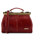 Tuscany Leather Michelangelo Doktorsväska #Färg_Röd