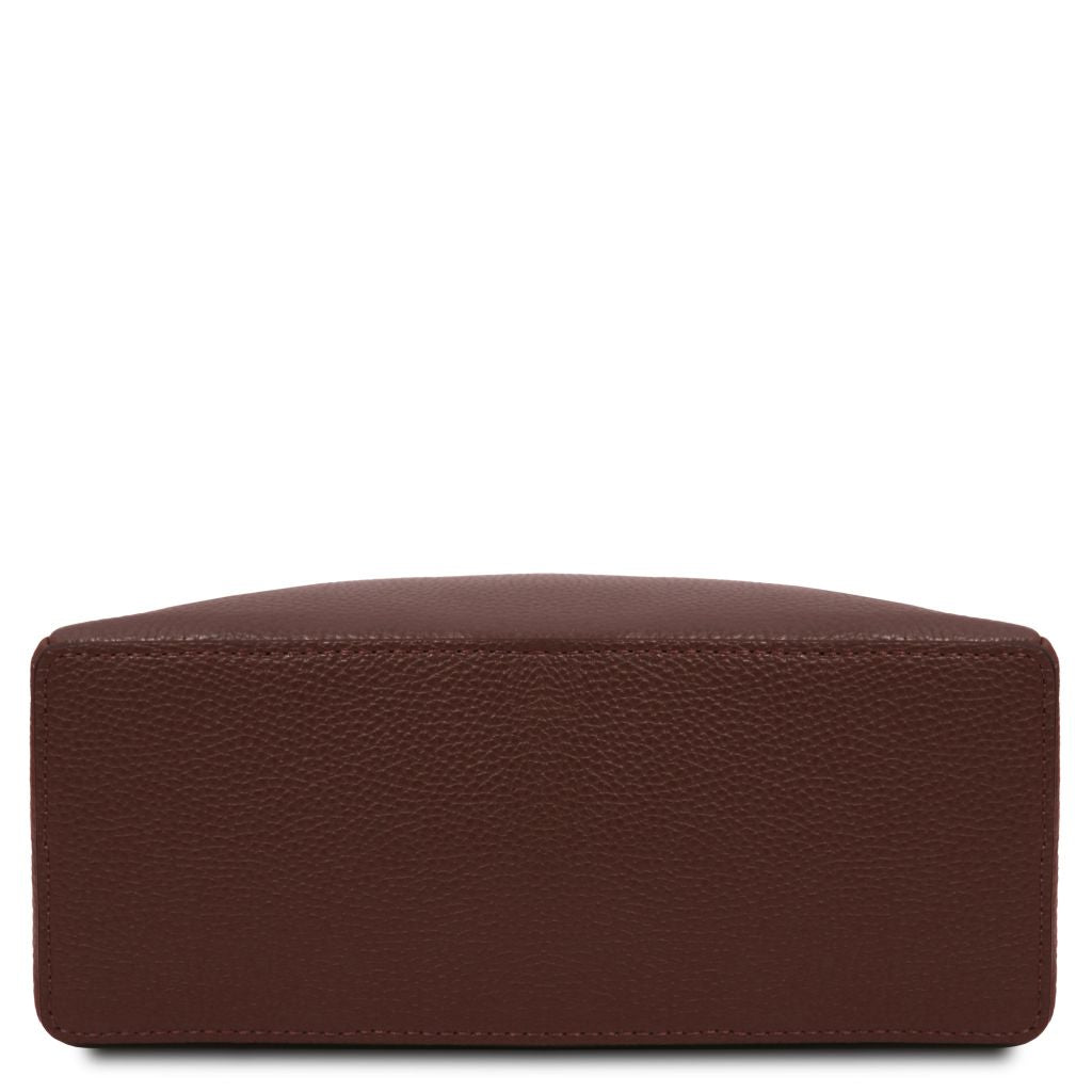 Tuscany Leather Scrigno Handväska #Färg_Kaffe