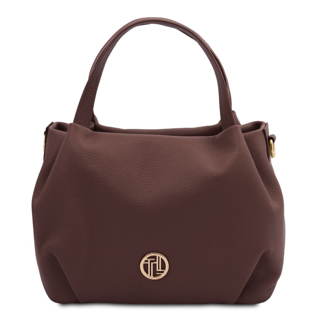 Tuscany Leather Nora Handväska #Färg_Kaffe