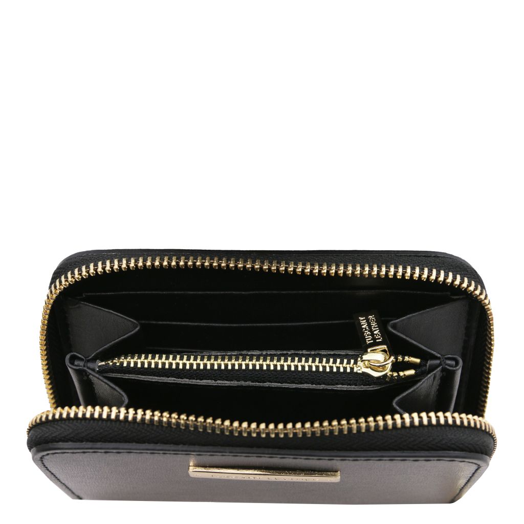 Tuscany Leather Leda Plånbok #Färg_Svart