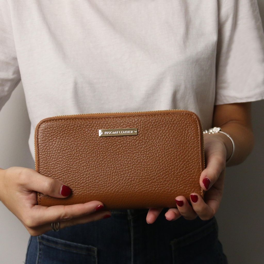 Tuscany Leather Eris Plånbok #Färg_Taupe