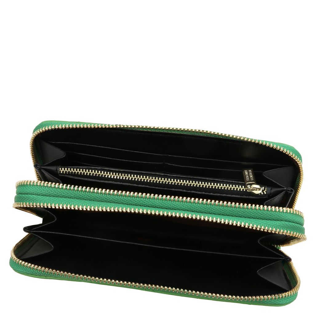 Tuscany Leather Ada Plånbok #Färg_Grön