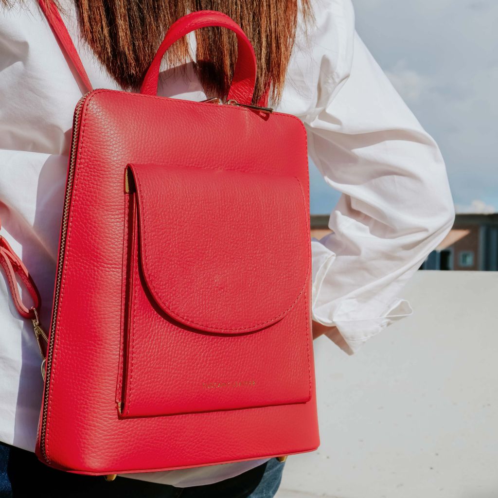 Tuscany Leather TL Bag Ryggsäck #Färg_Bordeaux