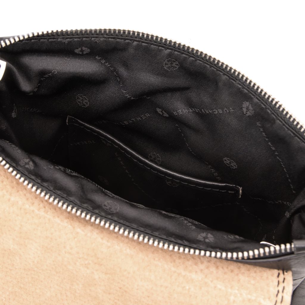 Tuscany Leather Jimmy Axelremsväska #Färg_Svart