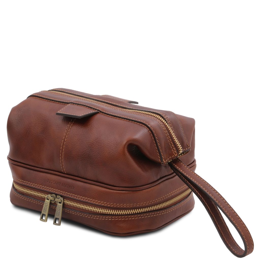 Tuscany Leather Jacob Necessär #Färg_Brun
