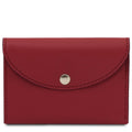 Tuscany Leather Leather Business Card Korthållare #Färg_Röd