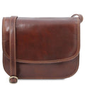 Tuscany Leather Greta Axelväska #Färg_Brun
