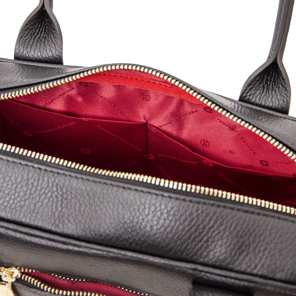 Tuscany Leather Stephany Handväska #Färg_Svart