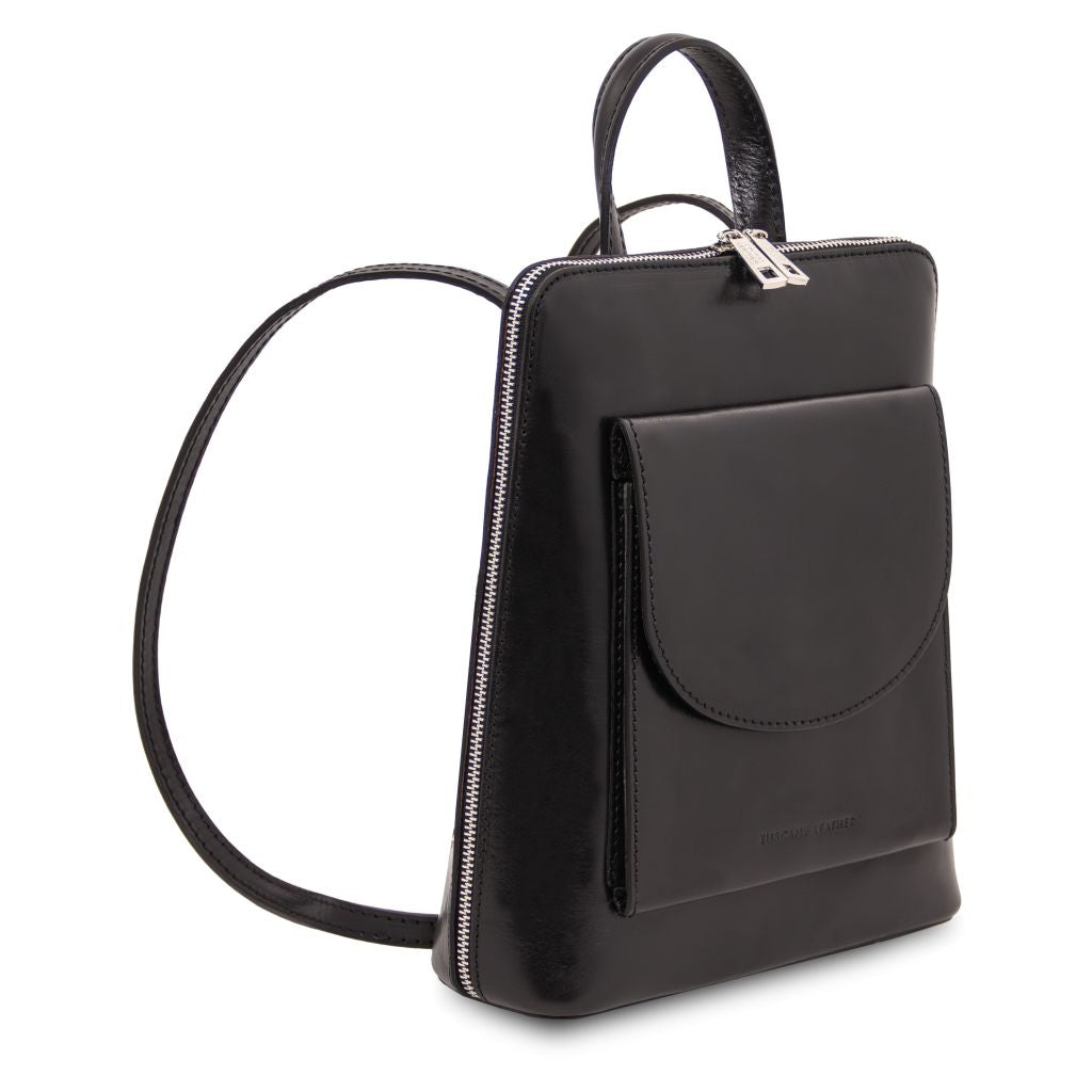 Tuscany Leather Paris Ryggsäck #Färg_Svart
