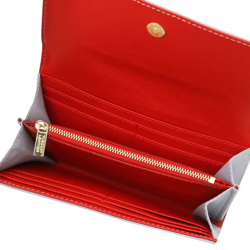 Tuscany Leather Diana Plånbok #Färg_Ljusblå