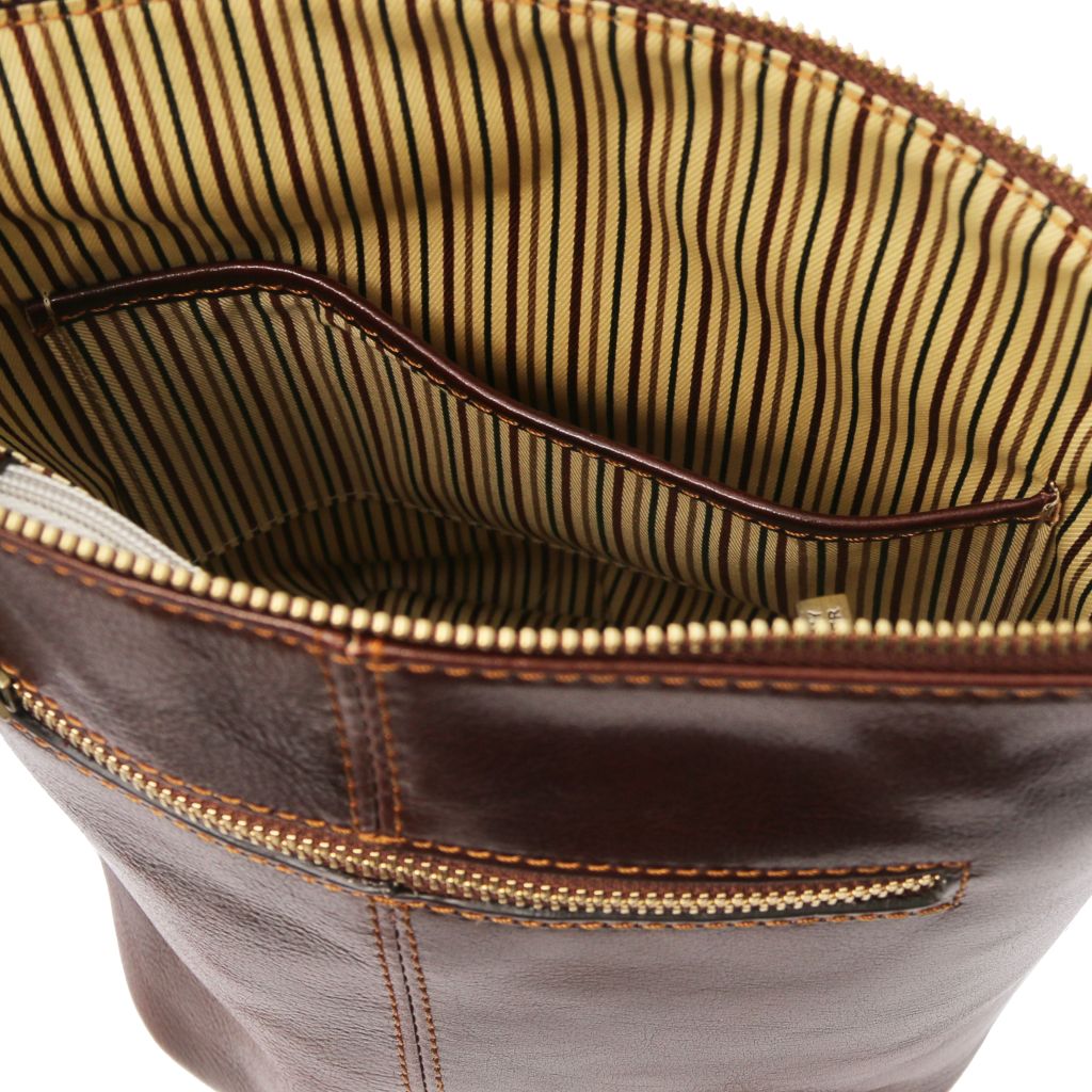 Tuscany Leather Giusi Axelremsväska #Färg_Brun