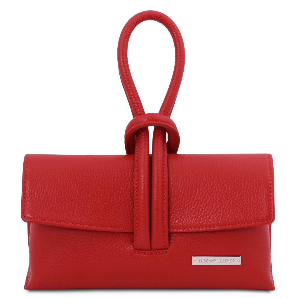 Tuscany Leather TL Bag Handväska #Färg_Läppstift Rött