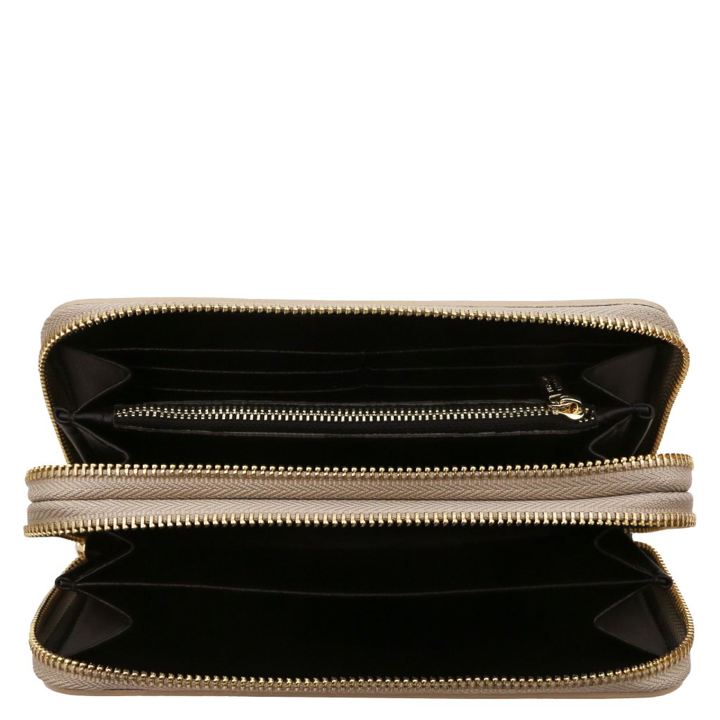 Tuscany Leather Gaia Plånbok #Färg_Ljus Taupe