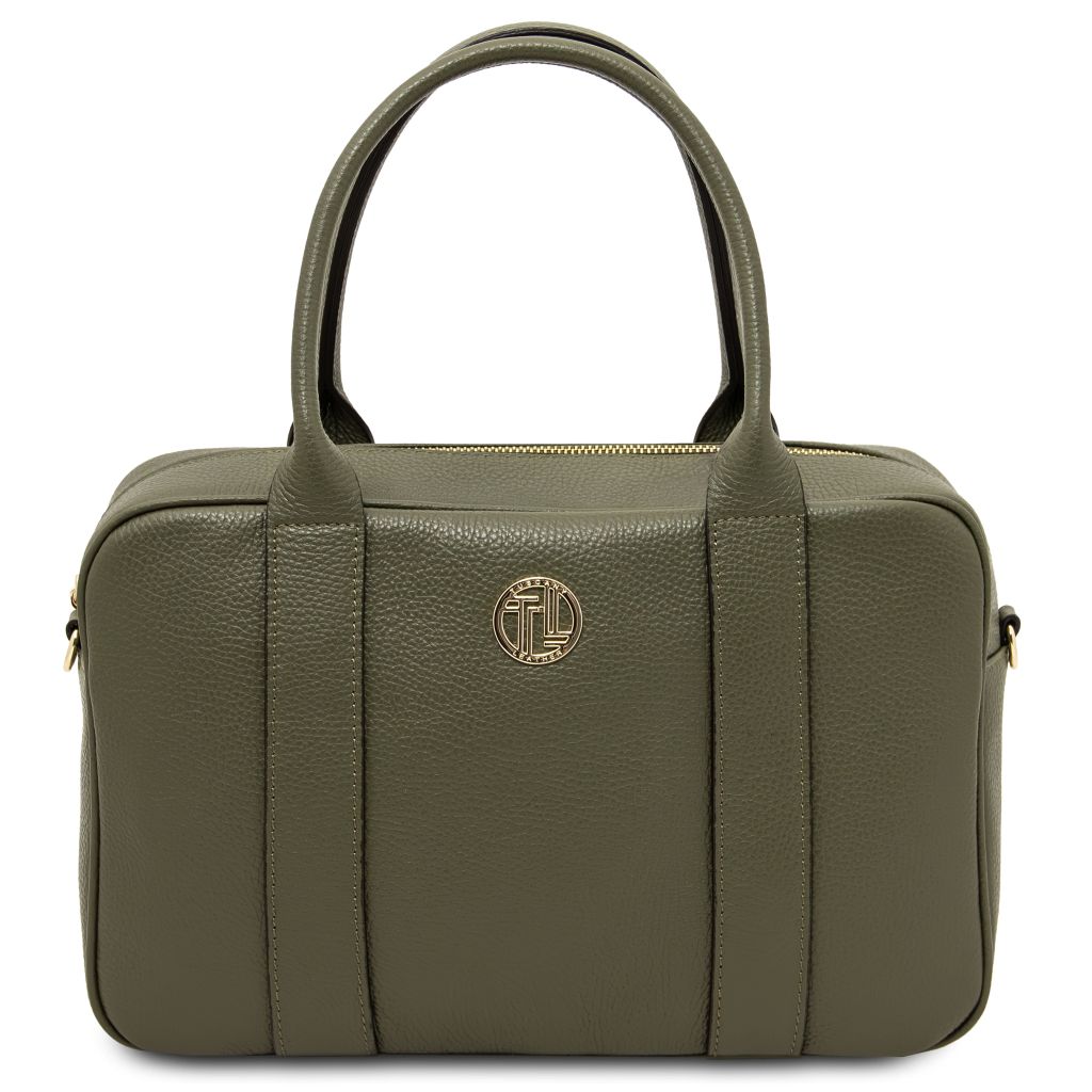 Tuscany Leather Stephany Handväska #Färg_Skogsgrön