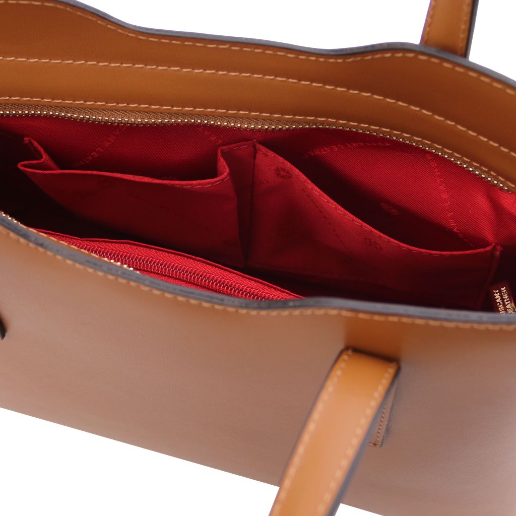 Tuscany Leather Olimpia Handväska #Färg_Cognac