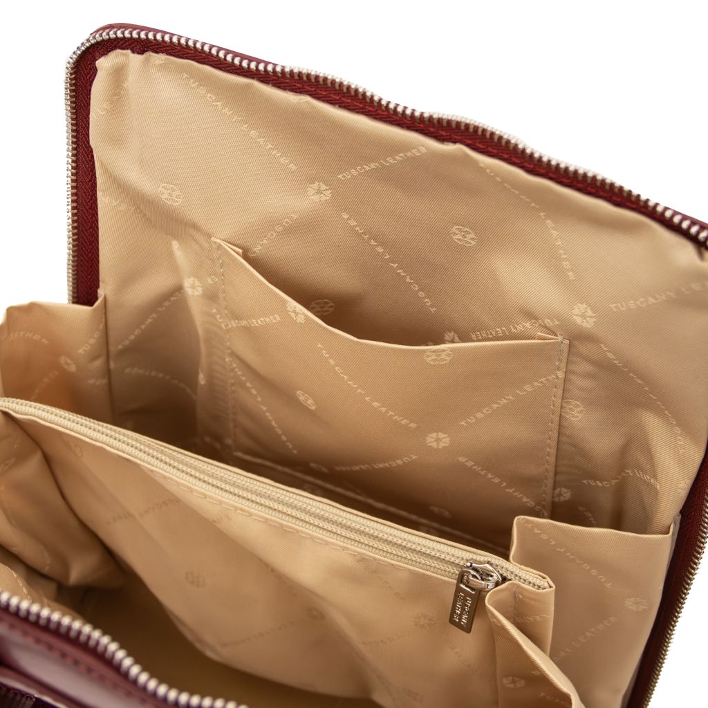 Tuscany Leather Paris Ryggsäck #Färg_Röd