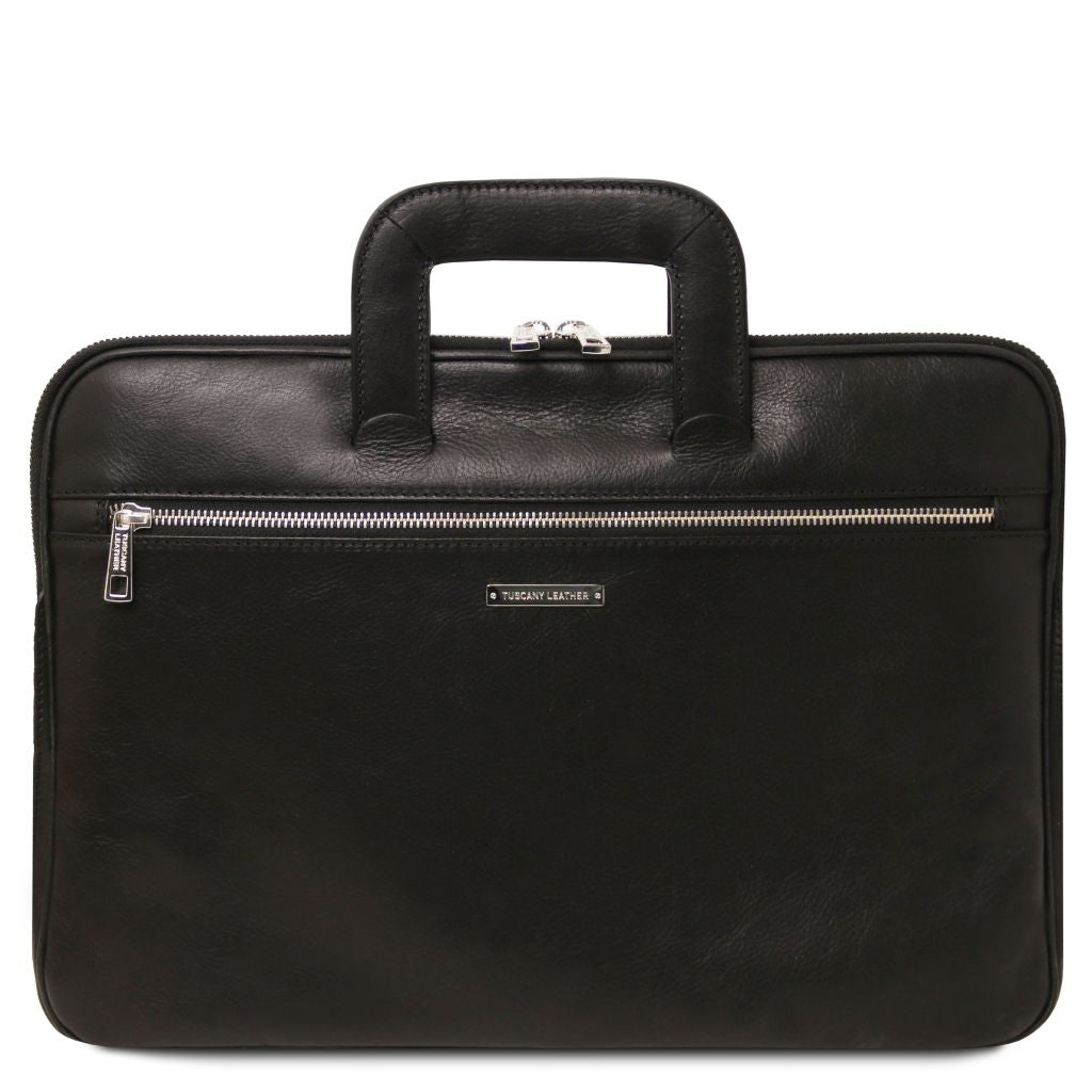 Tuscany Leather Caserta Datorväska #Färg_Svart