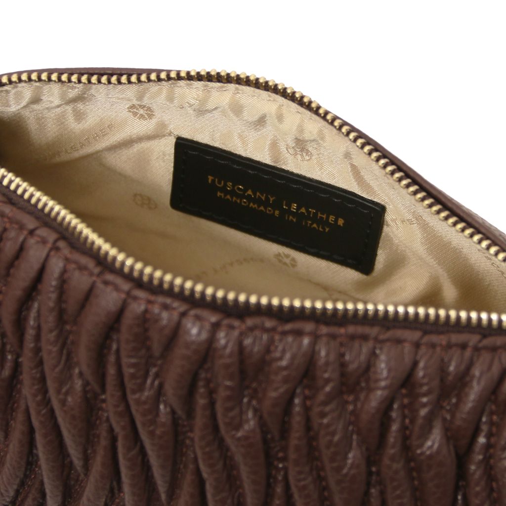 Tuscany Leather Chantilly Handväska #Färg_Kaffe