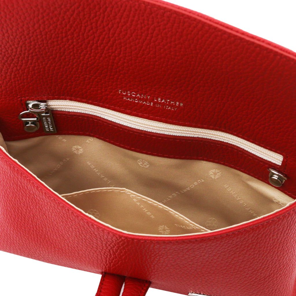 Tuscany Leather TL Bag Handväska #Färg_Läppstift Rött