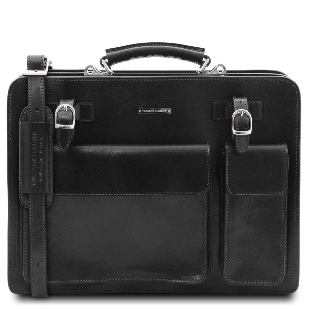 Tuscany Leather Venezia Portfölj #Färg_Svart