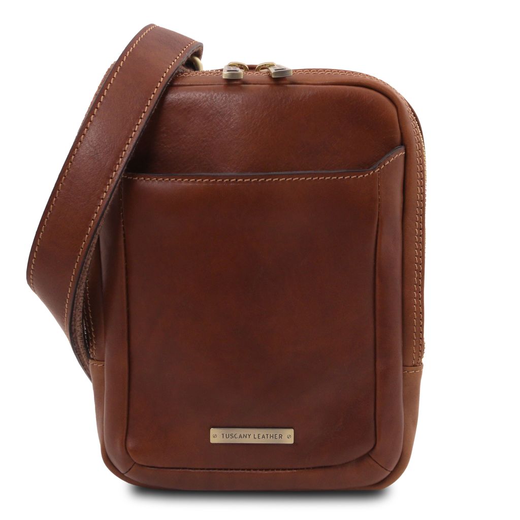Tuscany Leather Mark Axelremsväska #Färg_Brun
