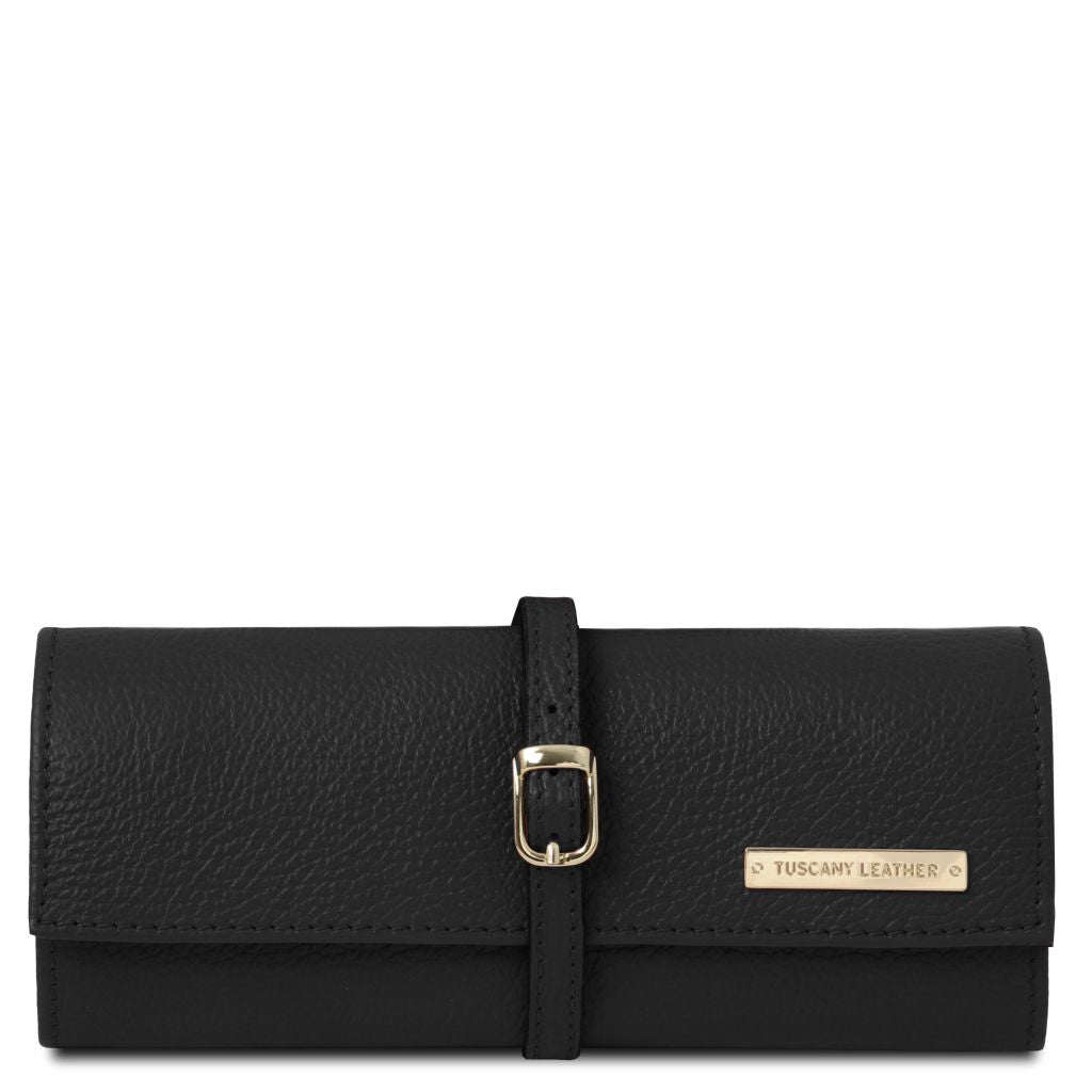 Tuscany Leather Soft Leather Jewellery Case Smyckesförvaring #Färg_Svart