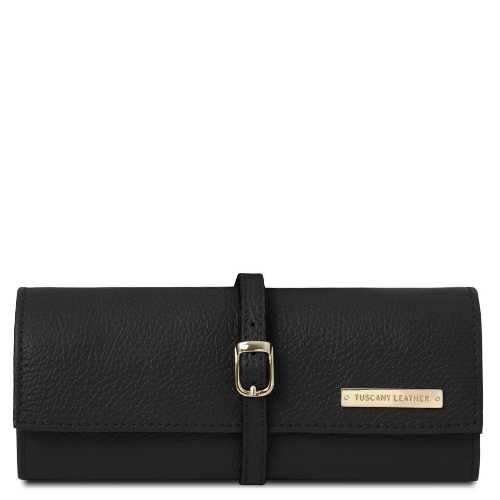 Tuscany Leather Soft Leather Jewellery Case Smyckesförvaring #Färg_Svart