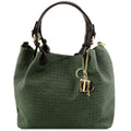 Tuscany Leather TL KeyLuck Handväska #Färg_Skogsgrön